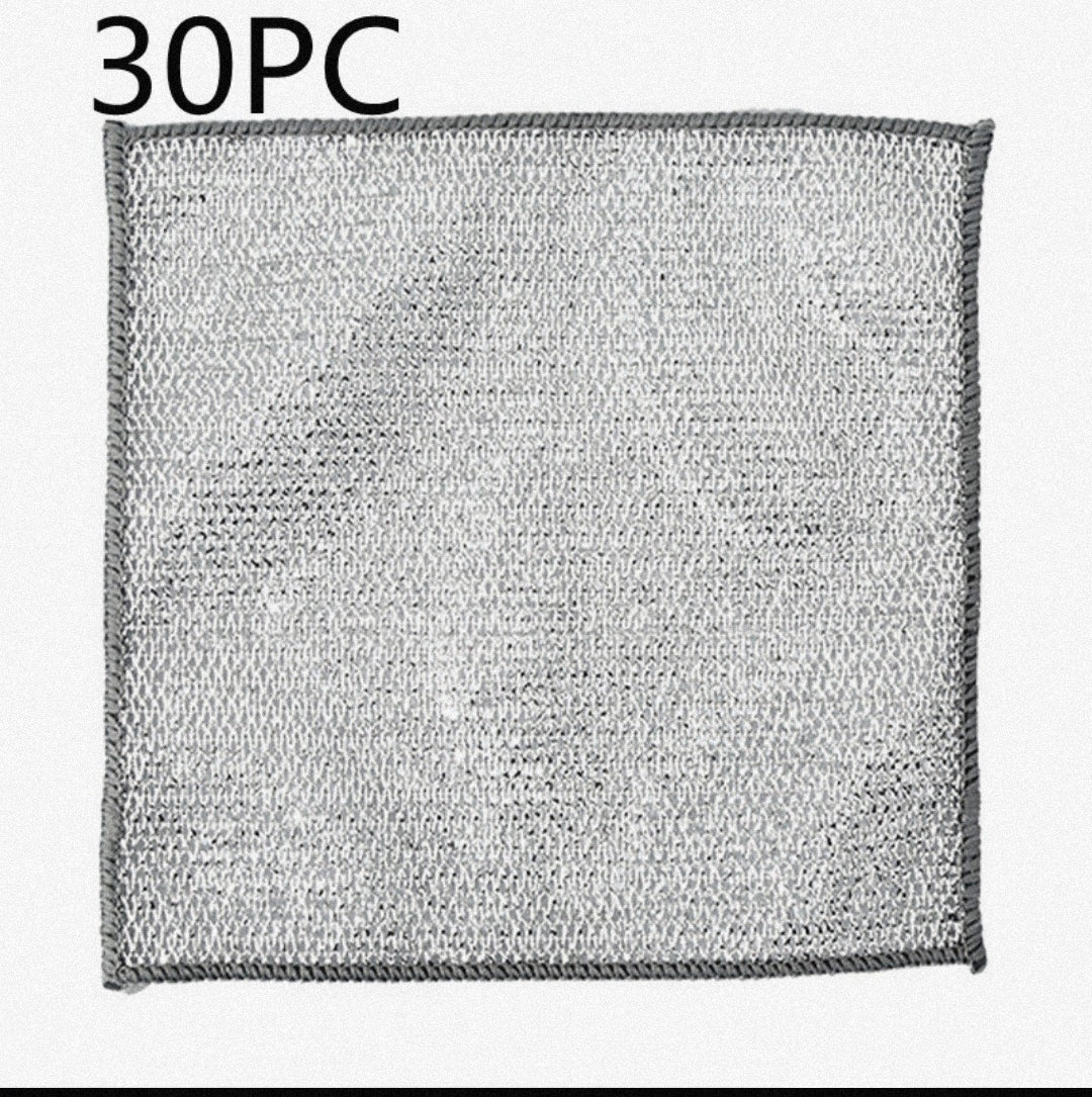 Steel Wire Ball Cloth Kitchen Cleaning Dishcloth