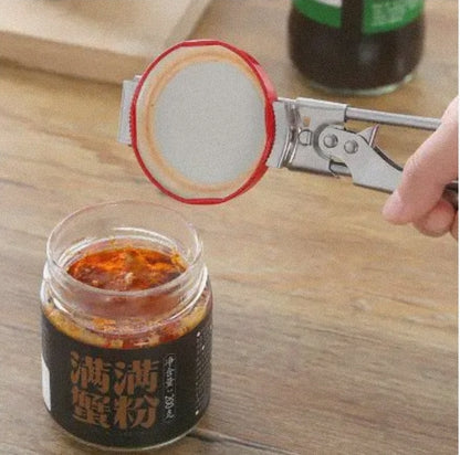 Premium Stainless Steel Adjustable Jar Opener – Multi-Function Screw Cap Tool - Lunqara 