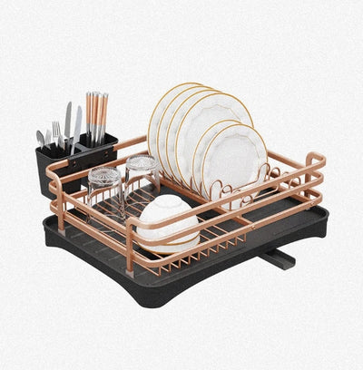 Multi-Functional Kitchen Dish Rack with Drainage System - Lunqara 