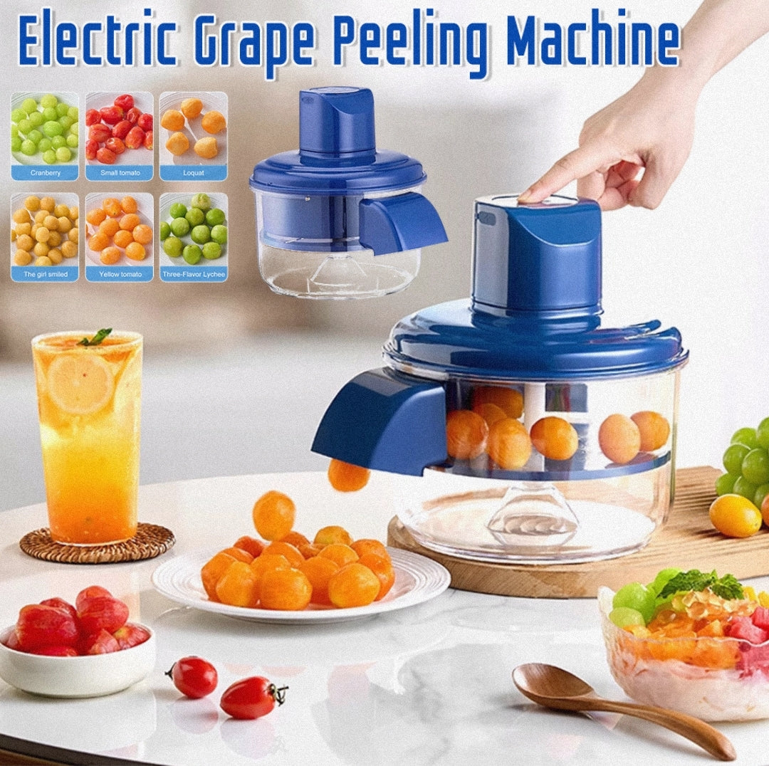 Automatic Electric Grape Peeler Electric Rechargeable Fruit Peeling Machine Hands-Free Skin Remover