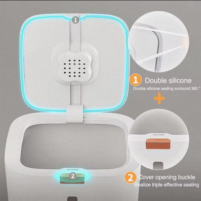 Insect Proof Moisture Proof Rice Box Grain Sealed Jar Kitchen Container 5/10KG Storage Kitchen Container Storage Box with Lid - Lunqara