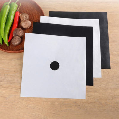 Gas Stove Burner Covers Square Heat-resistant Oil-proof
Reusable Stove Protector Pads Non-Stick Stovetop Liner