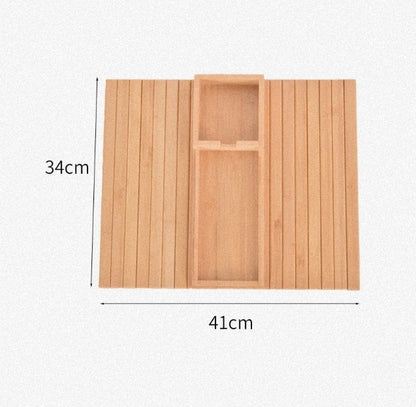 Bamboo Sofa Arm Rest Tray - Lunqara 