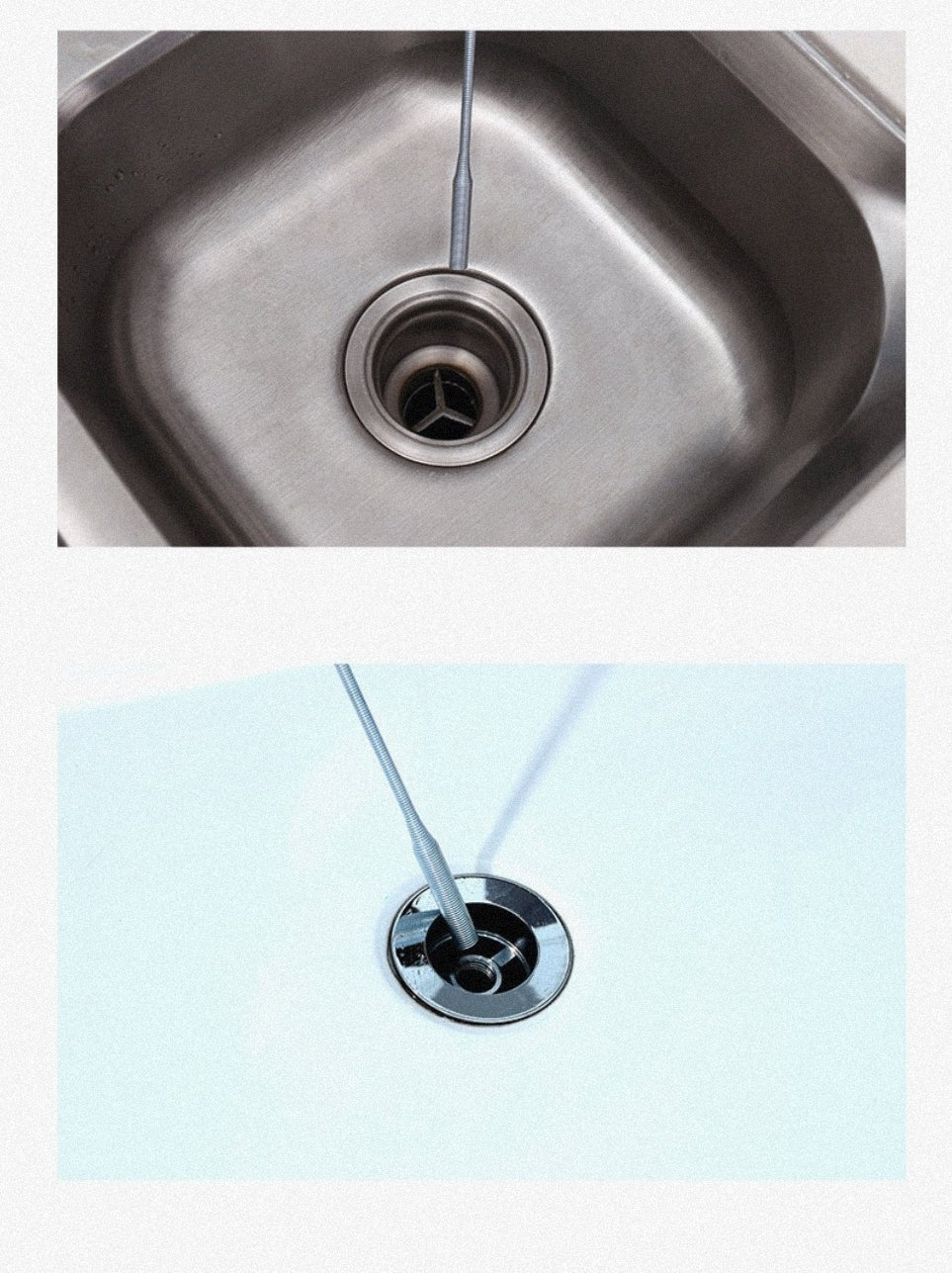 160CM Sewer Dredger Spring Pipe Hair Cleaner and Drain Clog Remover - Lunqara 