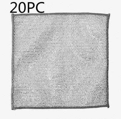 Steel Wire Ball Cloth Kitchen Cleaning Dishcloth