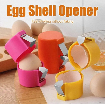 Egg Shell Opener + Egg Beater (7 pcs) - Lunqara 
