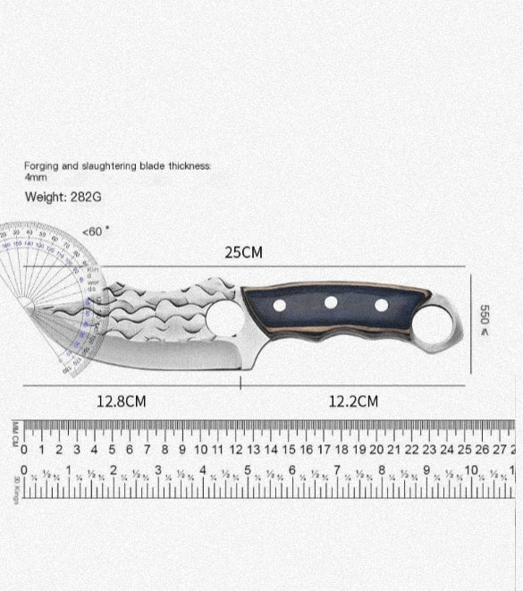 Portable Multi-Functional Outdoor Butcher Knife - Lunqara 