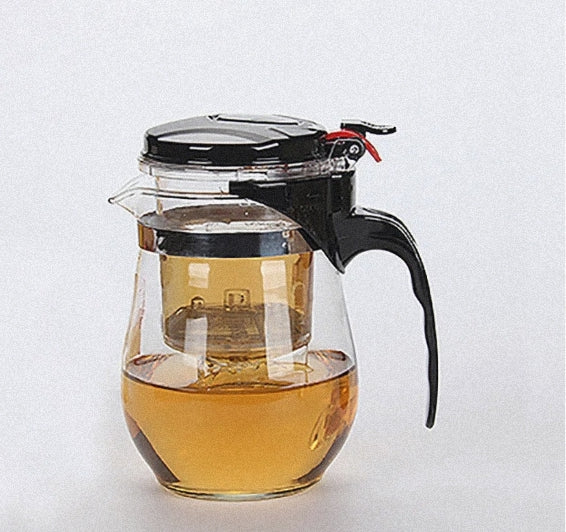 Tea Brewing Pot with Removable Filter and Tea Cups - Lunqara 