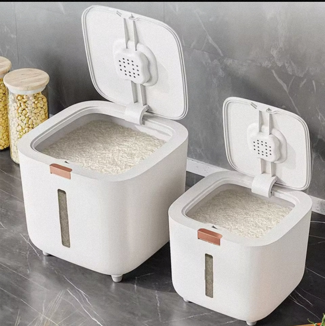 Insect Proof Moisture Proof Rice Box Grain Sealed Jar
Kitchen Container 5/10KG Storage Kitchen Container
Storage Box with Lid