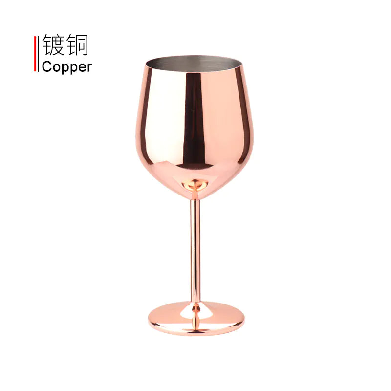 500ml Creative 304 Stainless Steel Wine Goblet - Lunqara 