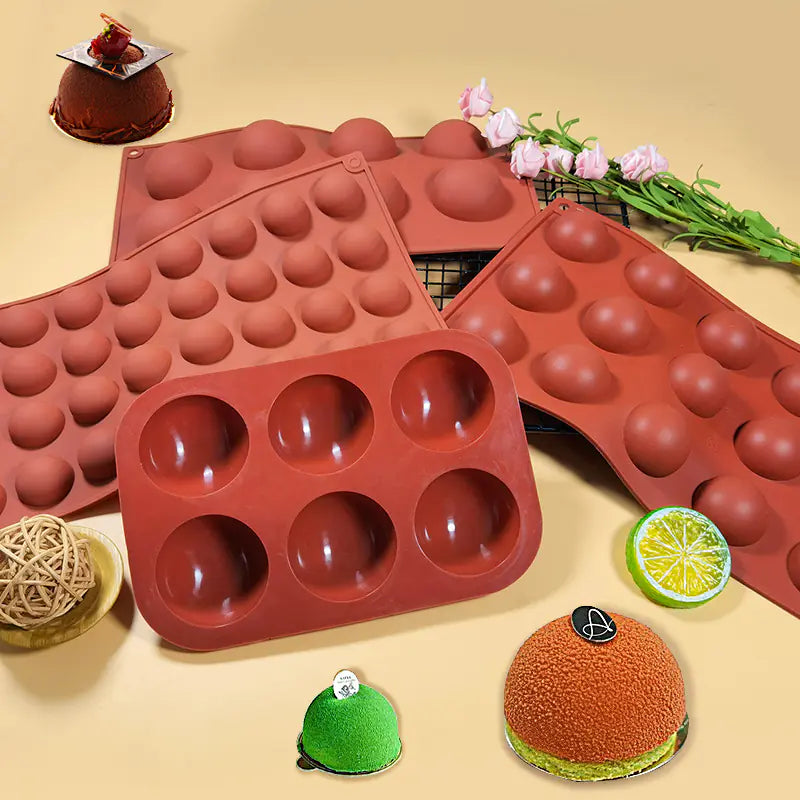 Sanjin 6-Cavity Silicone Mold for DIY Chocolate & Candy - Lunqara 