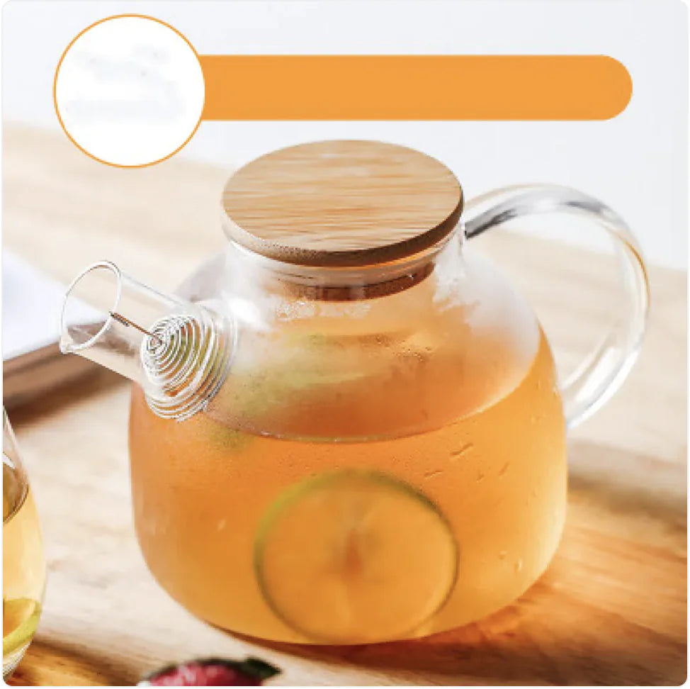 High-Temperature Resistant Glass Water Bottle - Lunqara 