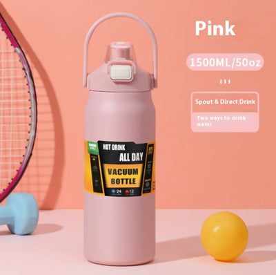 Stainless Steel Insulated Straw Bottle