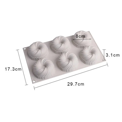 French Mousse Silicone Cake Mold for DIY Baking - Lunqara 