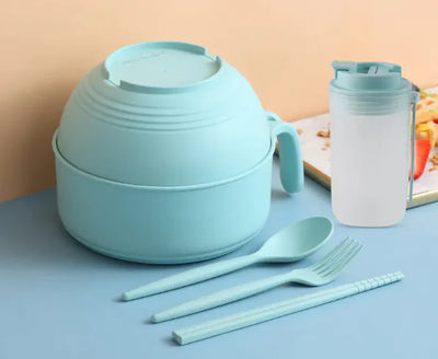 Instant Noodle Bowl With Lid Lunch Box Bowl