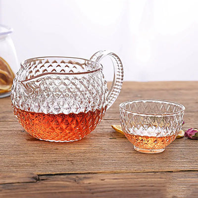 Borosilicate Glass Sunflower Teapot for Floral Tea - Lunqara 