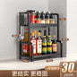 Multifunctional Kitchen Organizer Rack with Spice Shelves - Lunqara 
