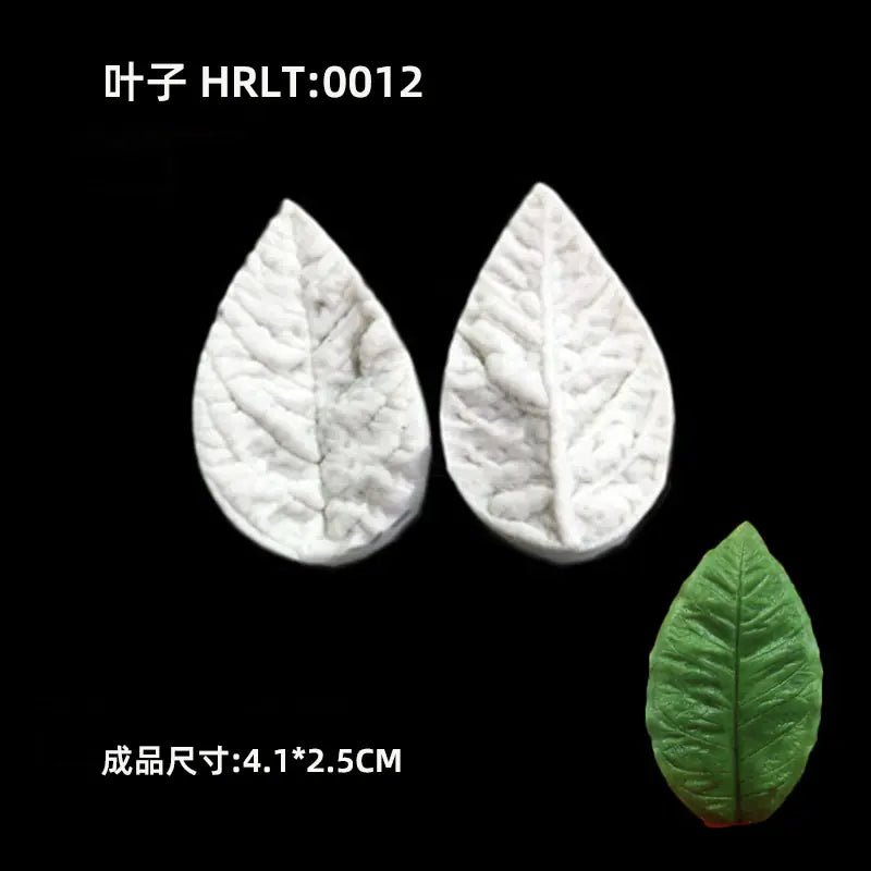 3D Silicone Molds for Leaf and Petal Decorations - Lunqara