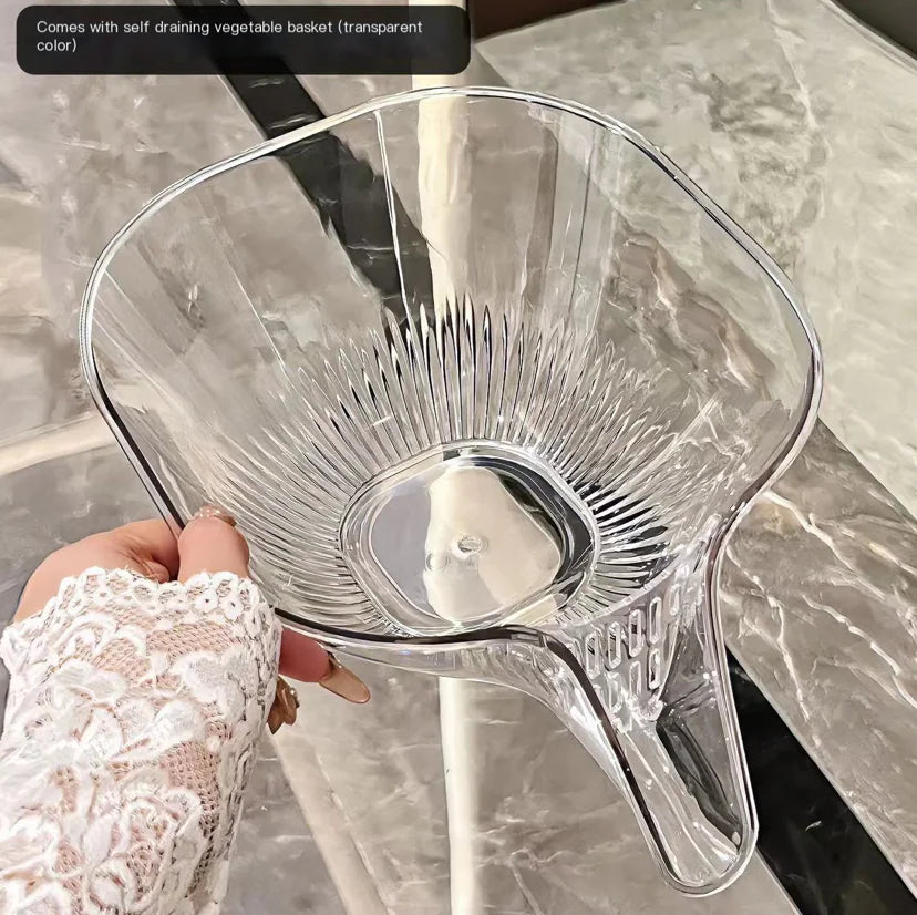 Multifunctional Draining Basket and Bowl for Kitchen - Lunqara 