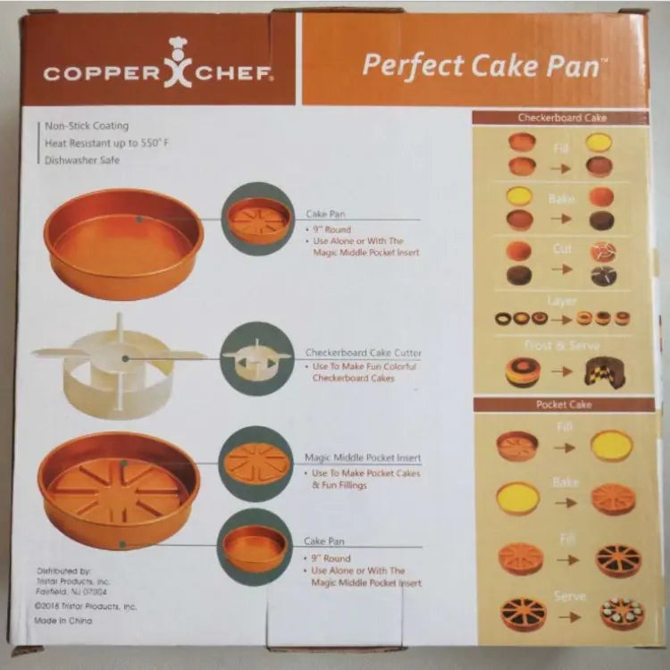 Round Cake Molds and Griddle Pan Creative Set - Lunqara 