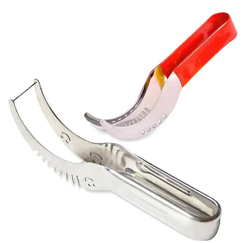 Lunqara RED/STELL Watermelon or any Melon Slicer and Cake With Mellon Baller And Fruit Carver