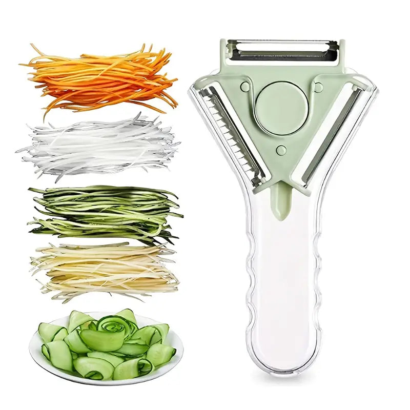 3-in-1 Stainless Steel Vegetable Peeler for Kitchen