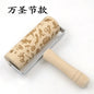 Christmas Reindeer Printed Wooden Rolling Pin with Laser Engraving