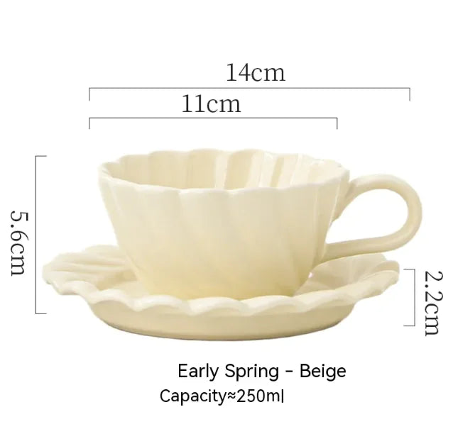 Ceramic Coffee Cup Set