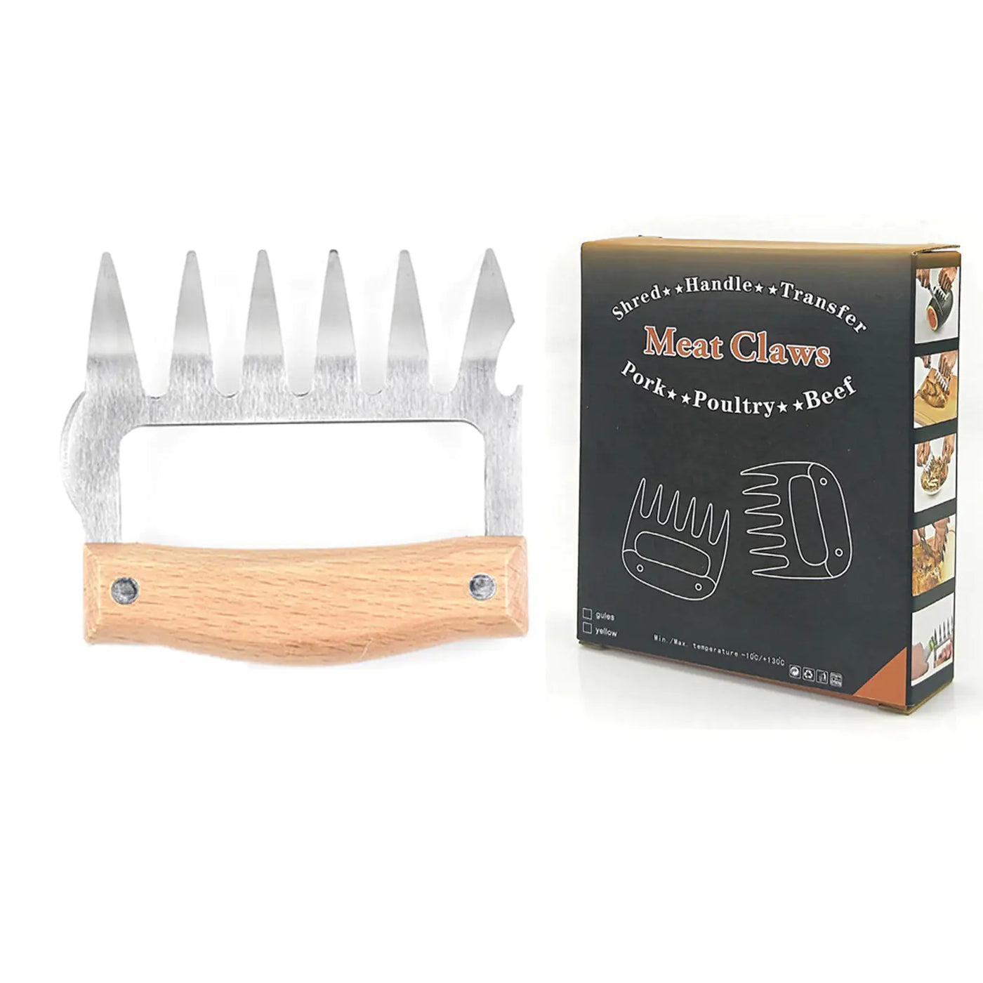 BBQ Meat Shredder Claws - Multi-Functional Tool - Lunqara 