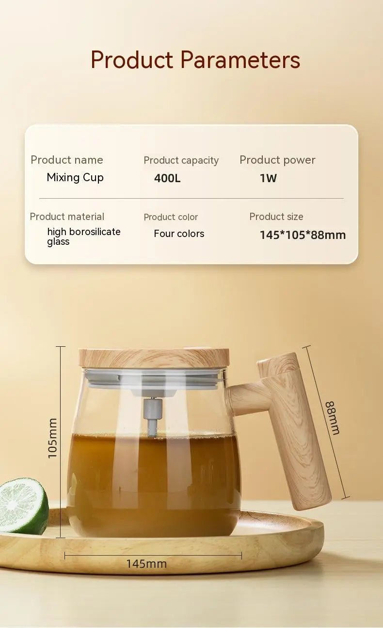 Self-Stirring Electric Coffee Mug