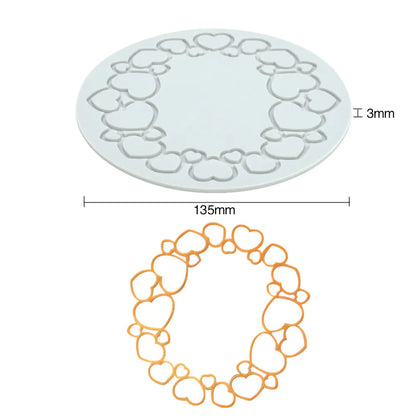 Silicone Mold for Petal Leaf Geometric Baking Decor - Lunqara 