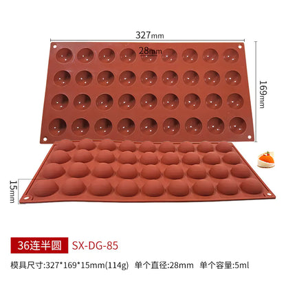 Sanjin 6-Cavity Silicone Mold for DIY Chocolate & Candy - Lunqara 