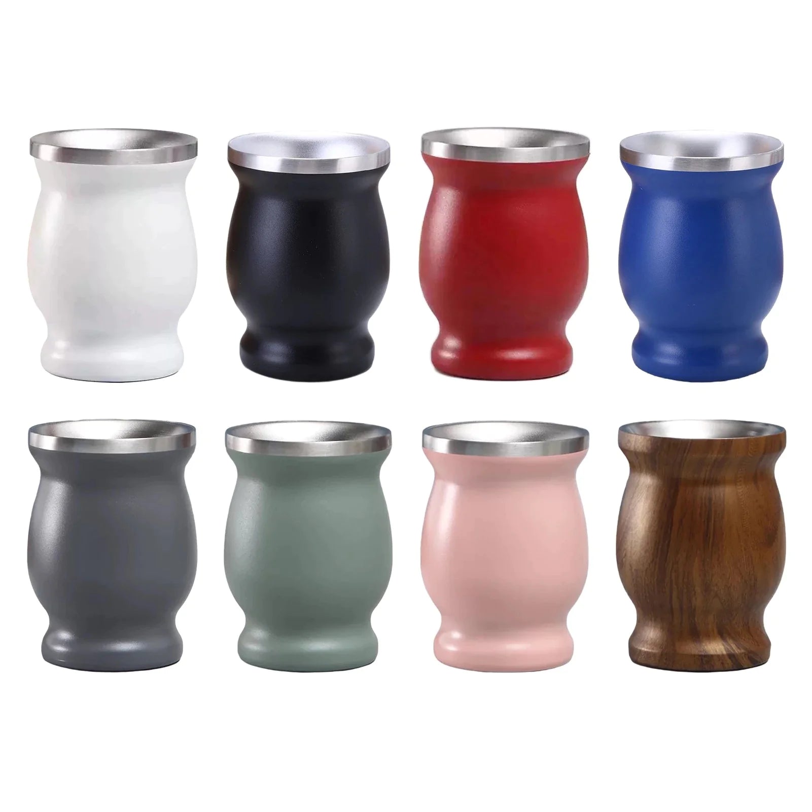 Stainless Steel Gourd Tea Cup from Argentina - Lunqara 