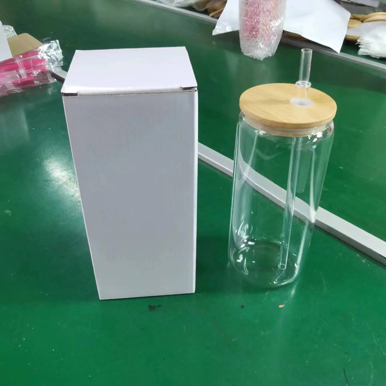 16oz High Borosilicate Glass Beer and Cola Cup - Lunqara 