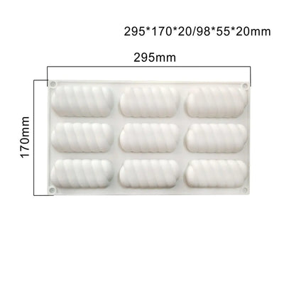 Heart-Shaped Sandstone Cake Silicone Mold and Steel Ring